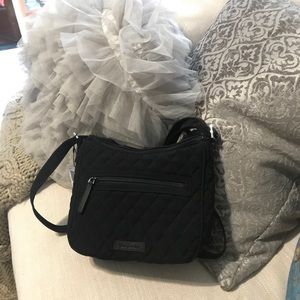 Vera Bradley Mini Andy Crossbody in Classic Black